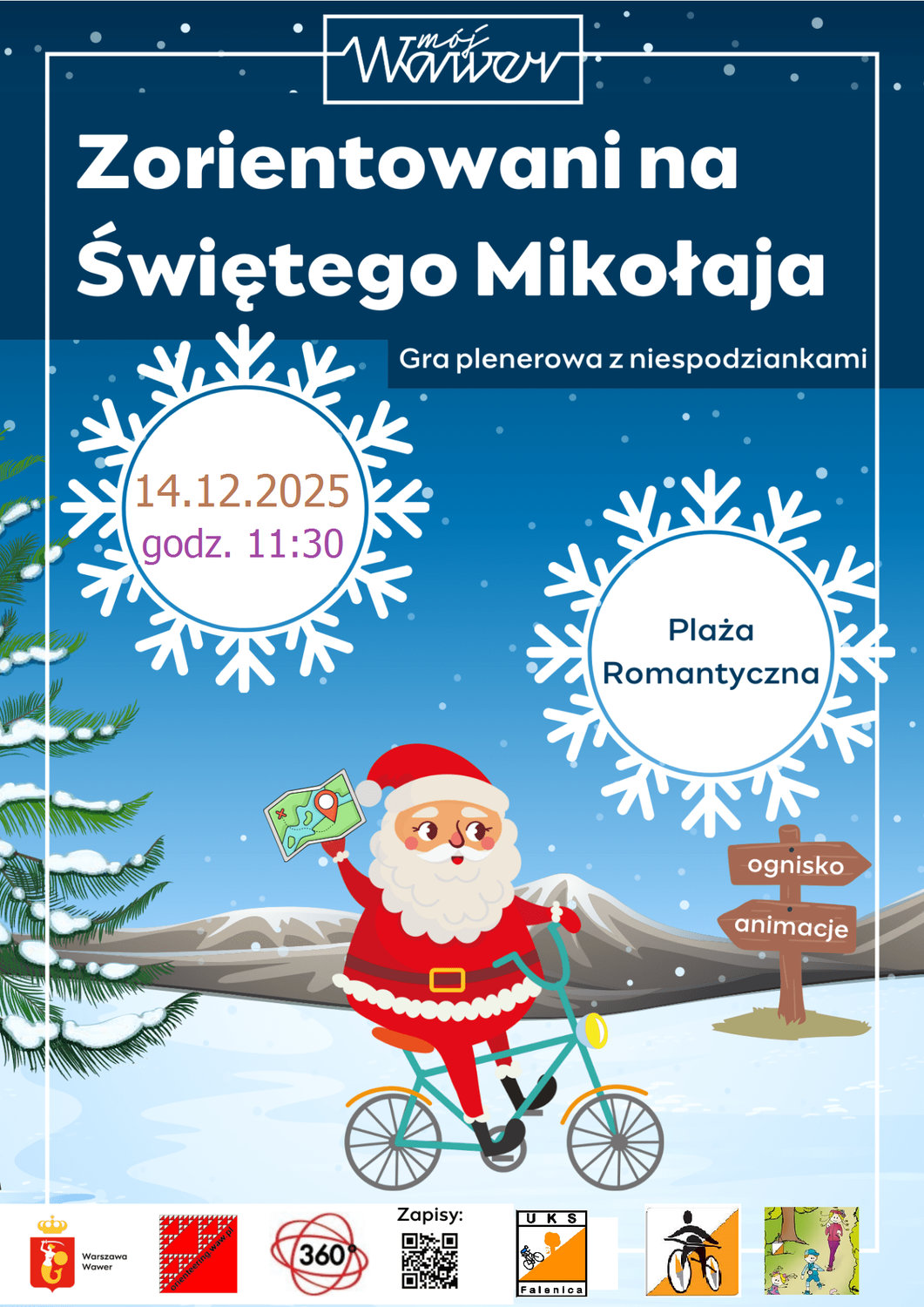 Mikołaj na plakacie