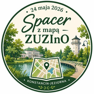 Spacer w z mapą w Konstancinie-Jeziornie
